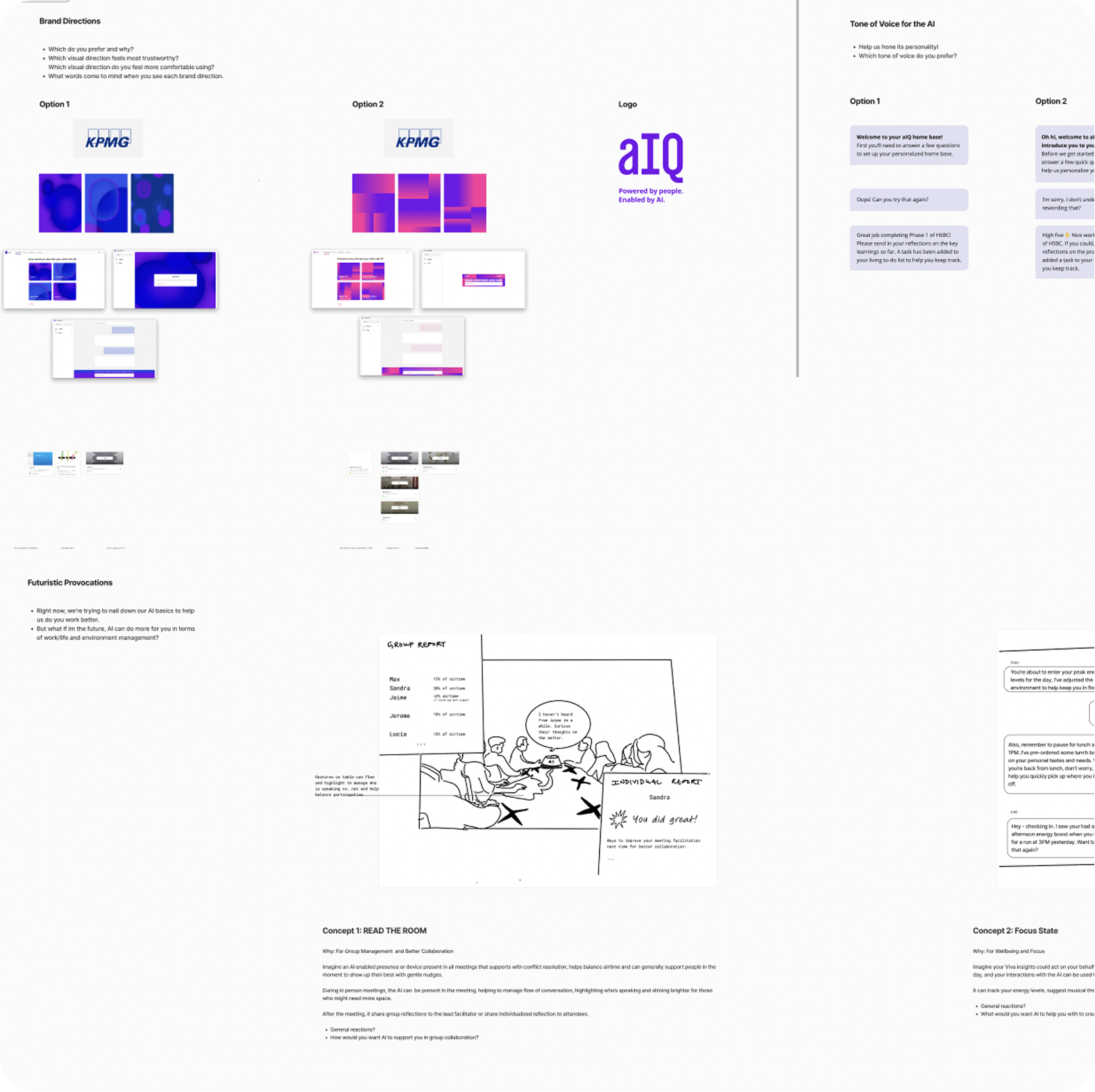 Visual mockups and sacrificial concepts